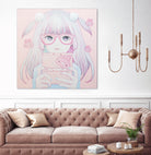 Gamer Girl 4 by Kaoru Hasegawa on GIANT ART - pink mixed media