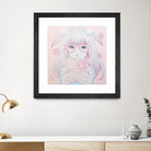 Gamer Girl 4 by Kaoru Hasegawa on GIANT ART - pink mixed media