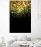 Sparkling Gold Glitter Glam #1 #shiny #decor #art by Anita & Bella Jantz on GIANT ART - yellow photo manipulation