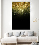 Sparkling Gold Glitter Glam #1 #shiny #decor #art by Anita & Bella Jantz on GIANT ART - yellow photo manipulation