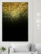 Sparkling Gold Glitter Glam #1 #shiny #decor #art by Anita & Bella Jantz on GIANT ART - yellow photo manipulation