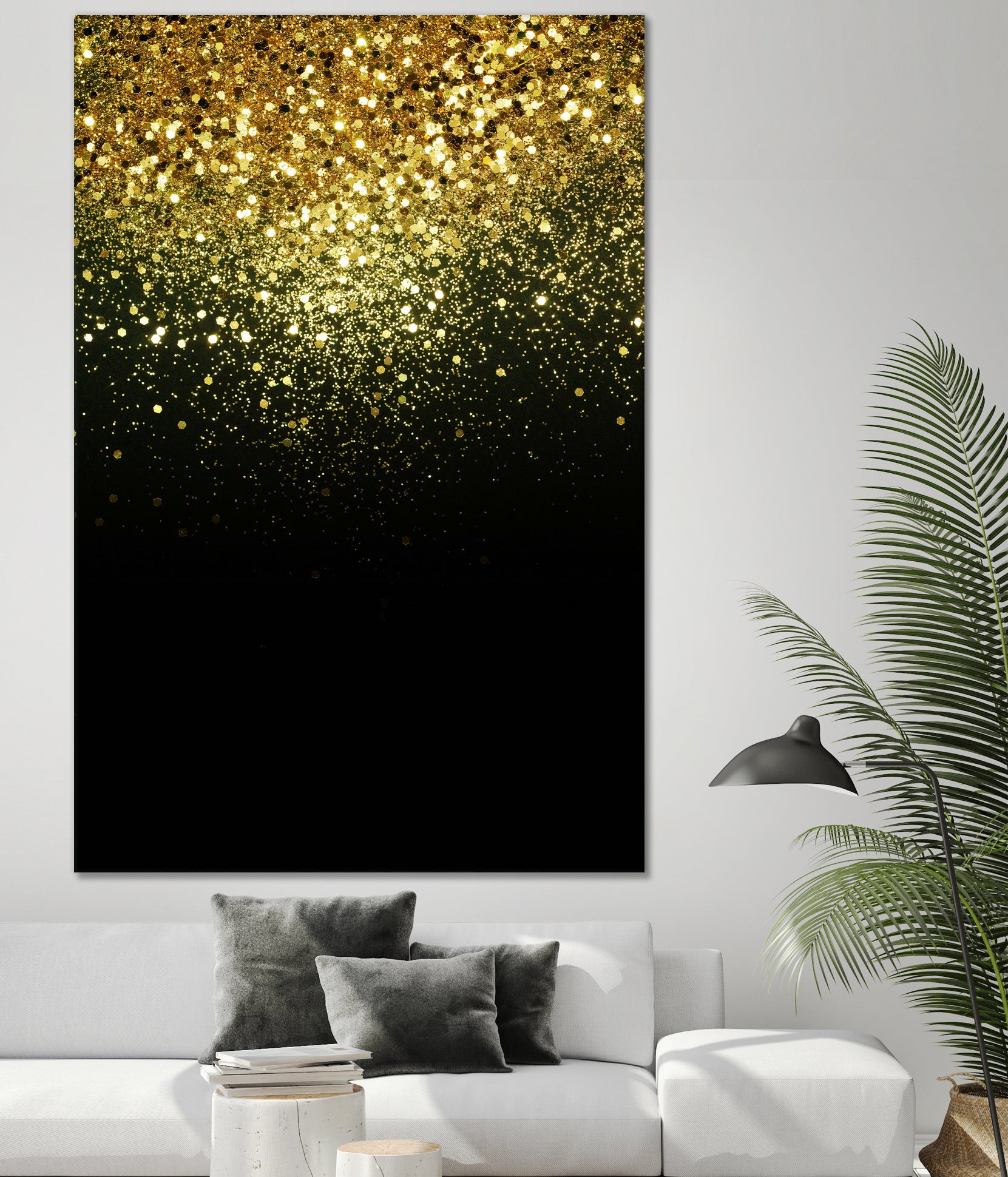 Sparkling Gold Glitter Glam #1 #shiny #decor #art by Anita & Bella Jantz on GIANT ART - yellow photo manipulation