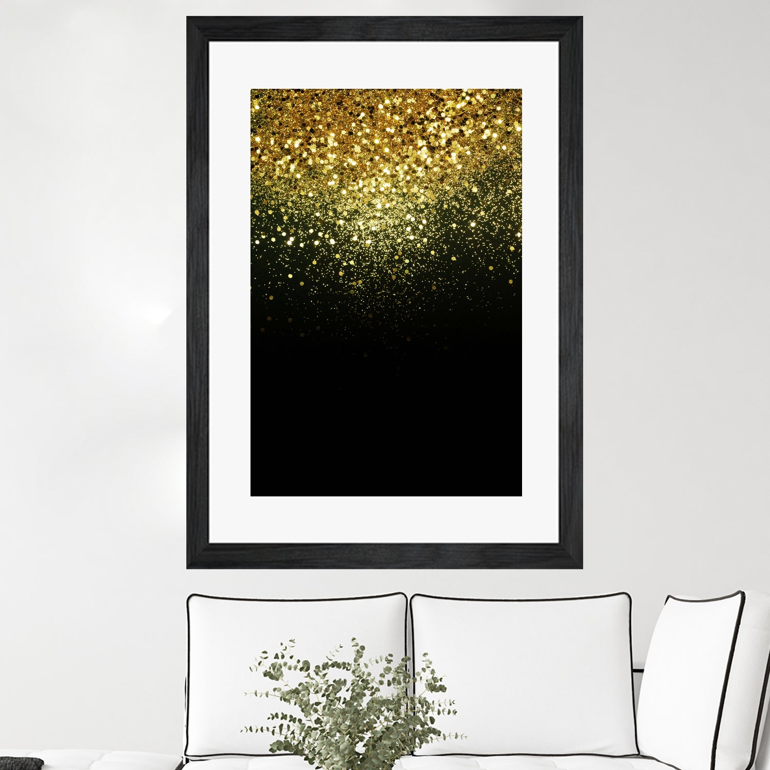 Sparkling Gold Glitter Glam #1 #shiny #decor #art by Anita & Bella Jantz on GIANT ART - yellow photo manipulation