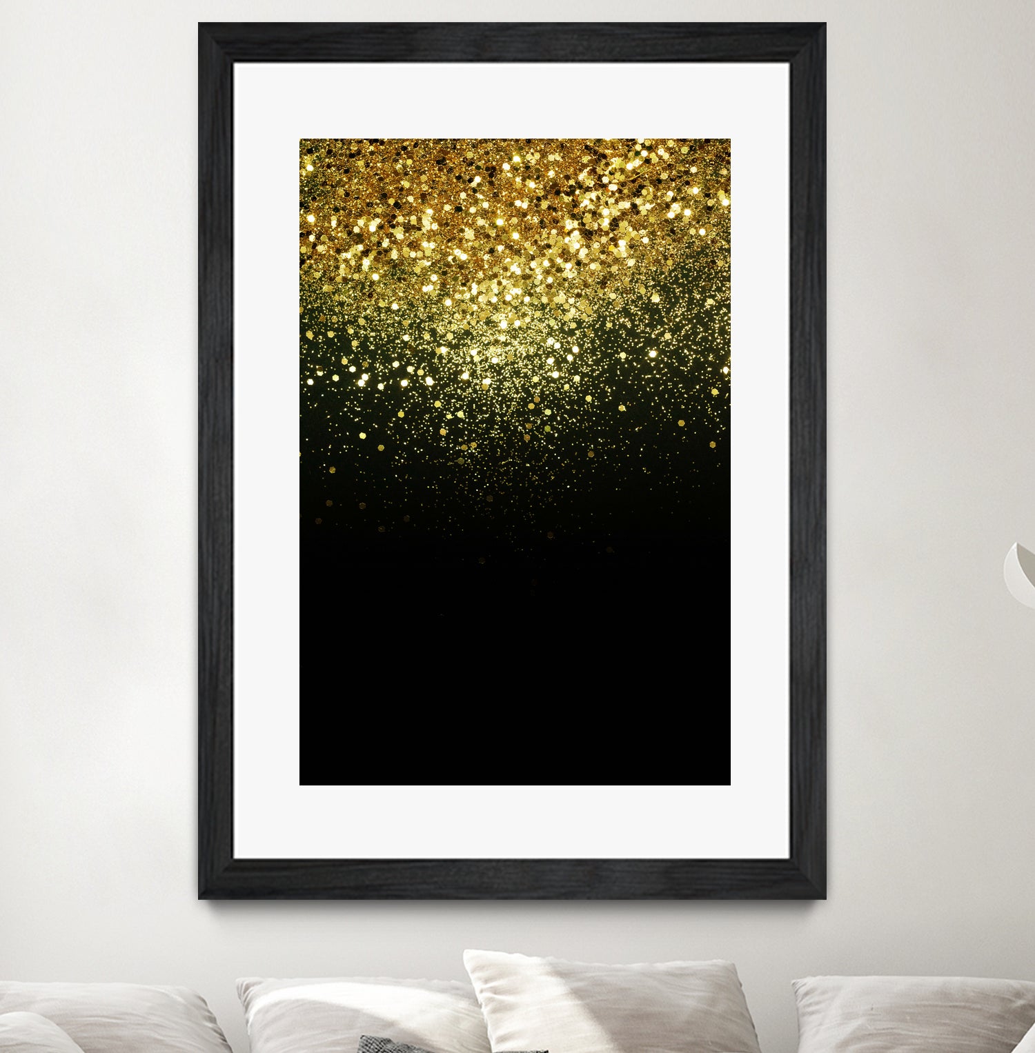 Sparkling Gold Glitter Glam #1 #shiny #decor #art by Anita & Bella Jantz on GIANT ART - yellow photo manipulation