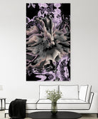 marble glitchy flower by Haris Kavalla on GIANT ART - gray photo illustration