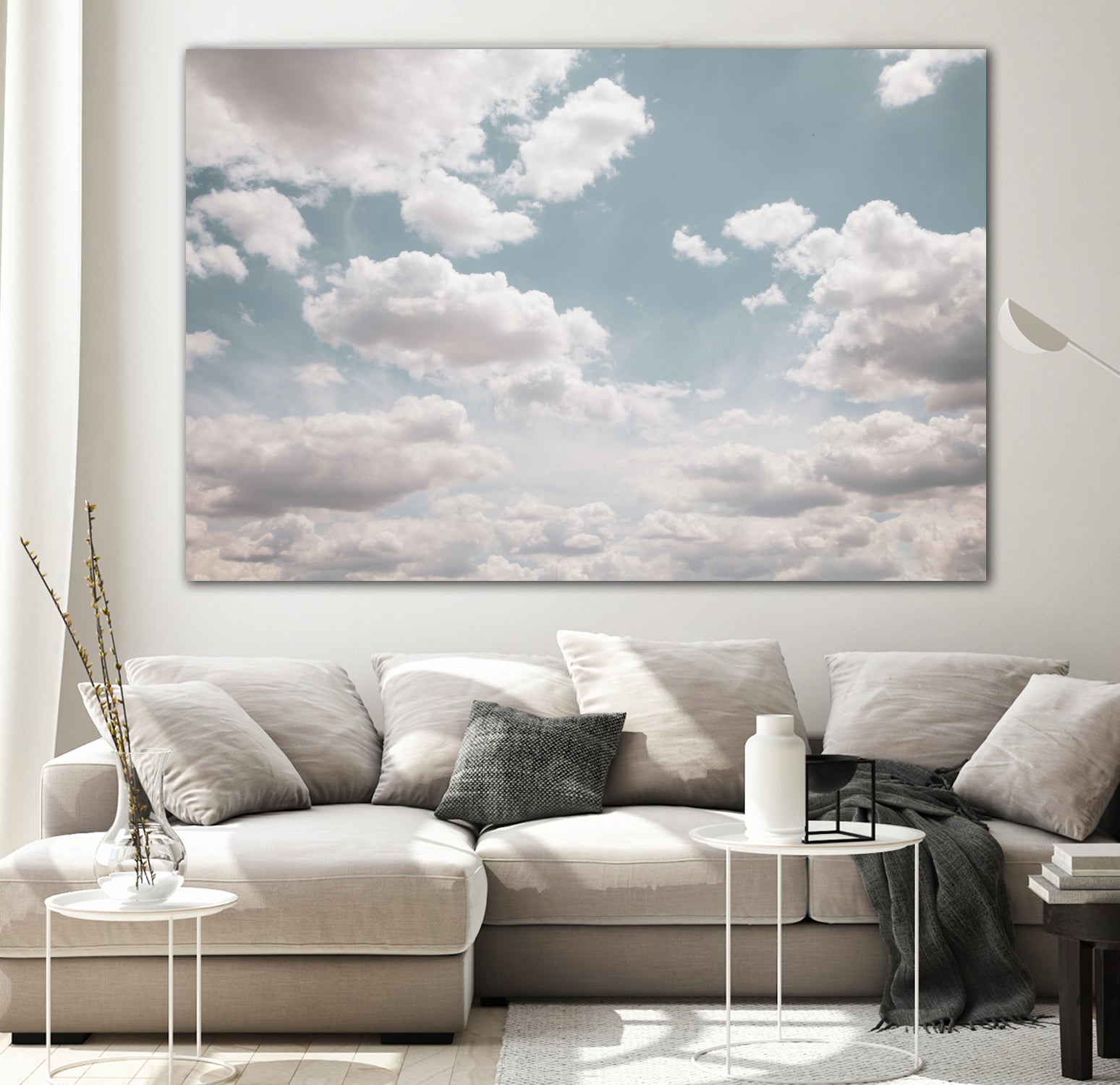 Dreamy Clouds 1 by Anitas Bellas Art on GIANT ART - coastal