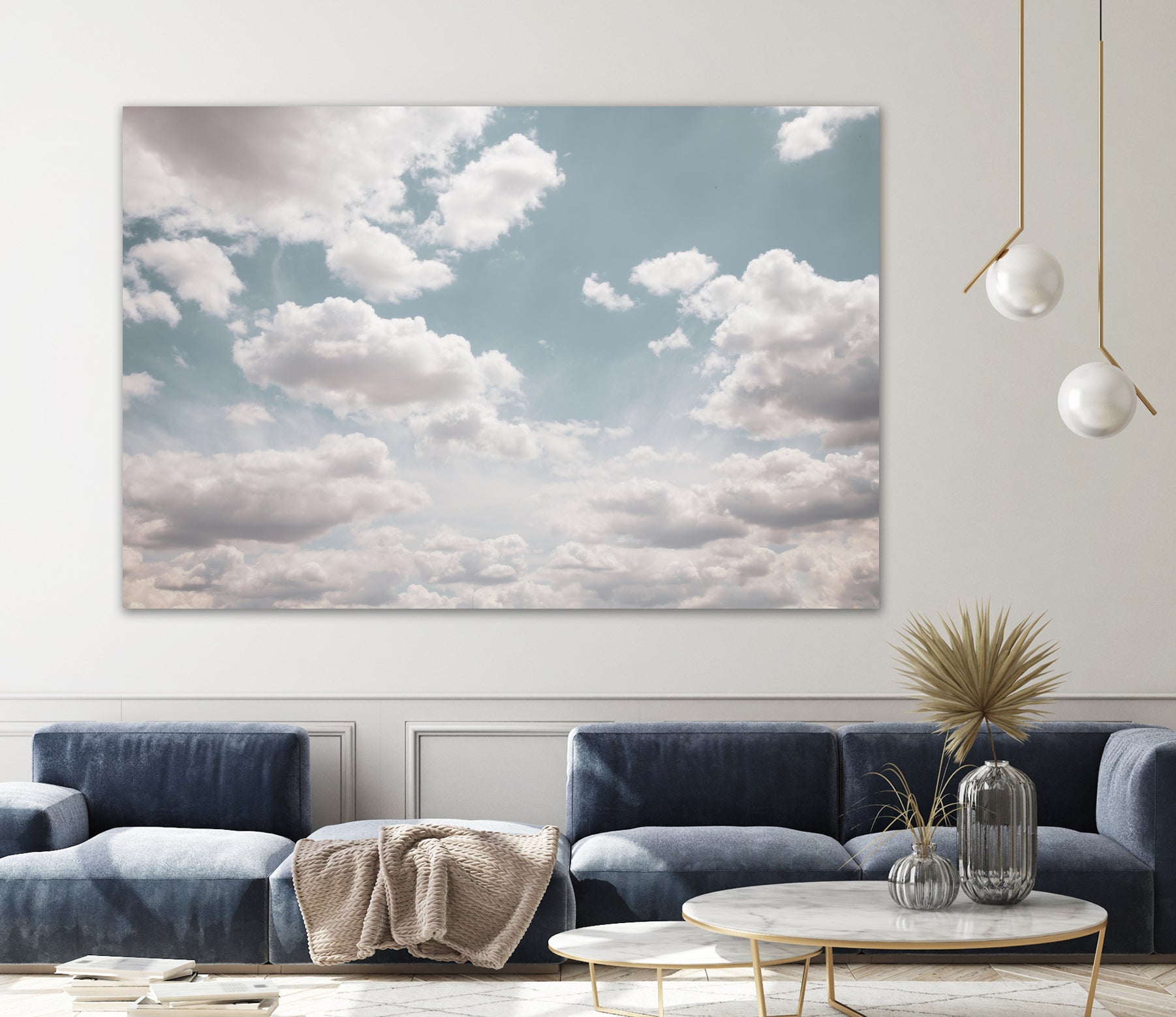 Dreamy Clouds 1 by Anitas Bellas Art on GIANT ART - coastal