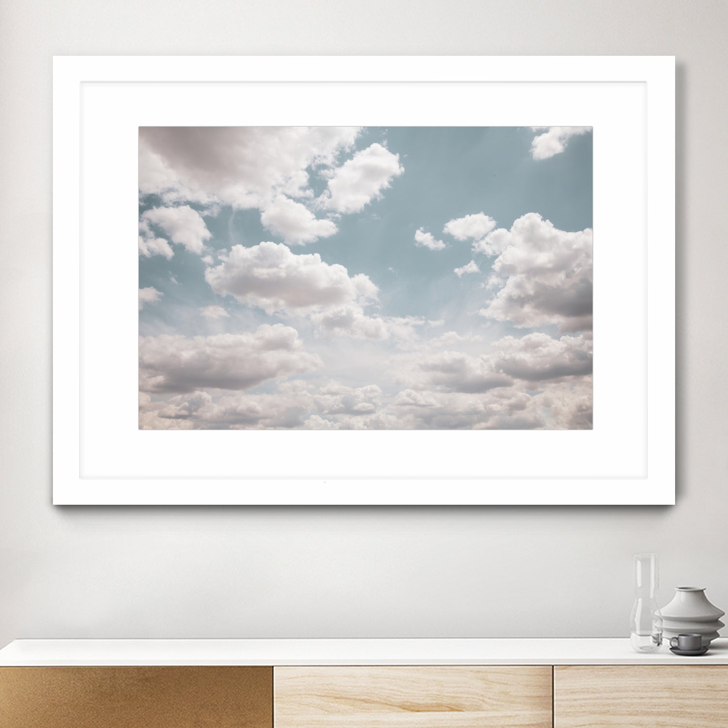 Dreamy Clouds 1 by Anitas Bellas Art on GIANT ART - coastal