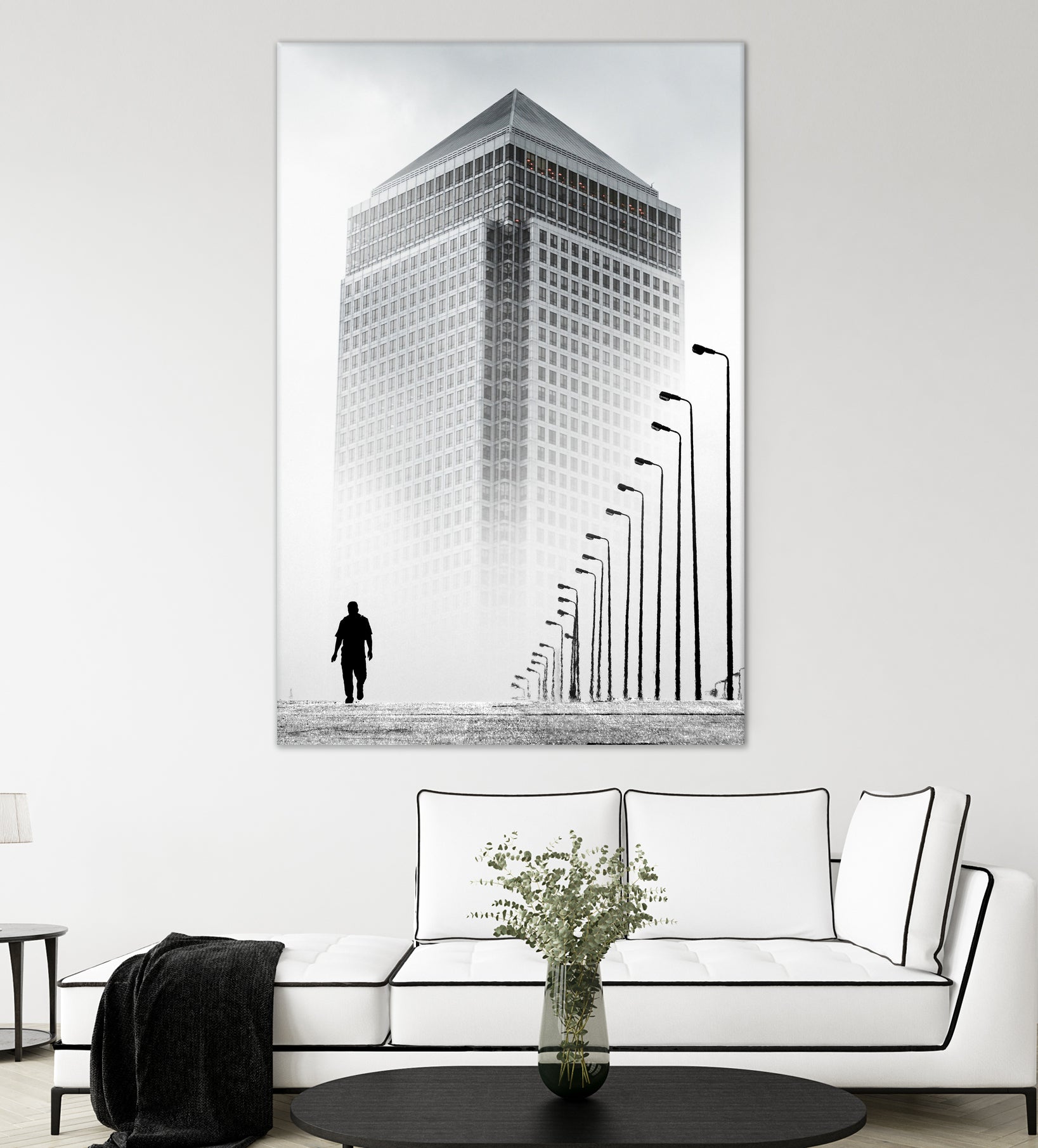 Alone In The City by GEN Z by Rigaud Mickaël on GIANT ART - gray photo illustration