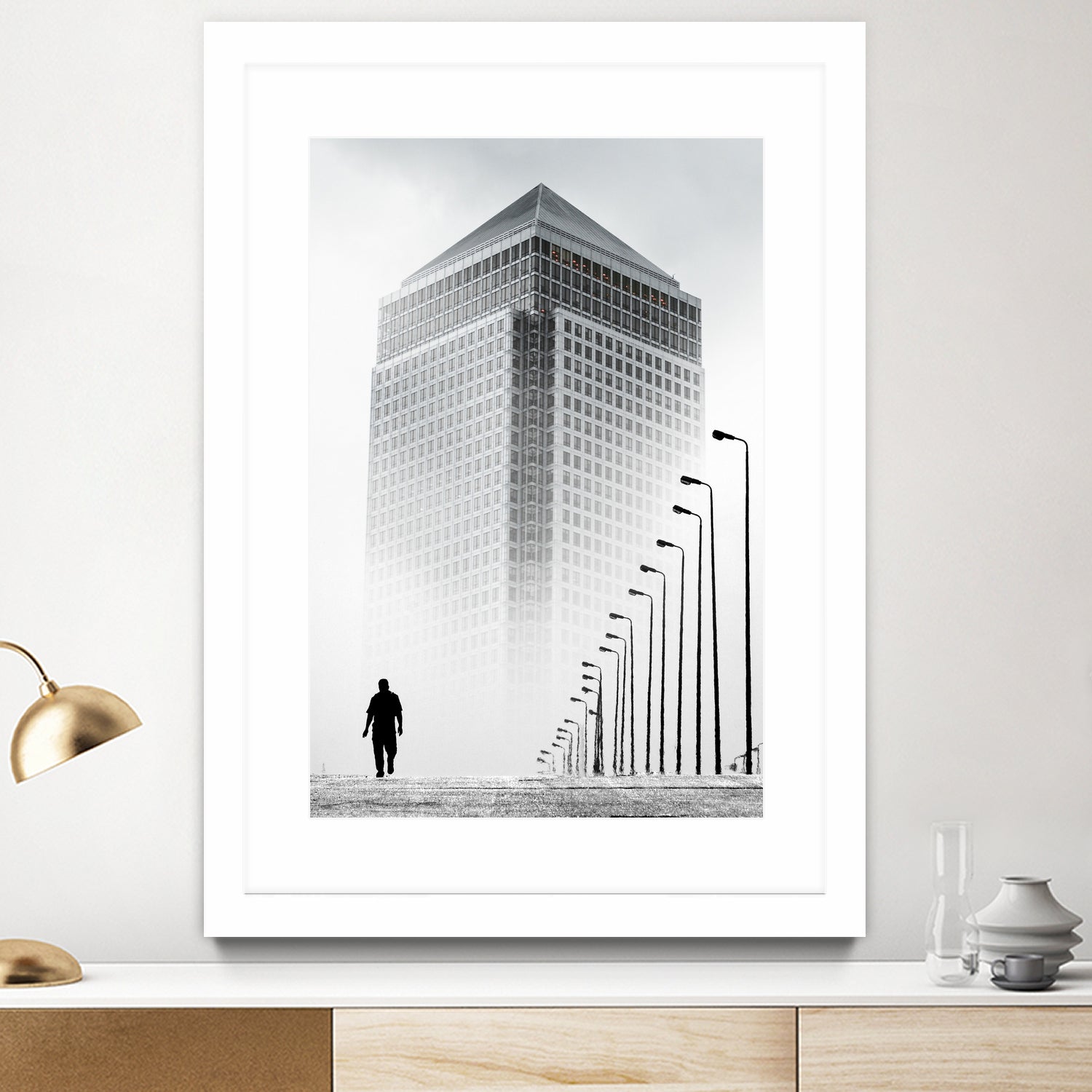 Alone In The City by GEN Z by Rigaud Mickaël on GIANT ART - gray photo illustration