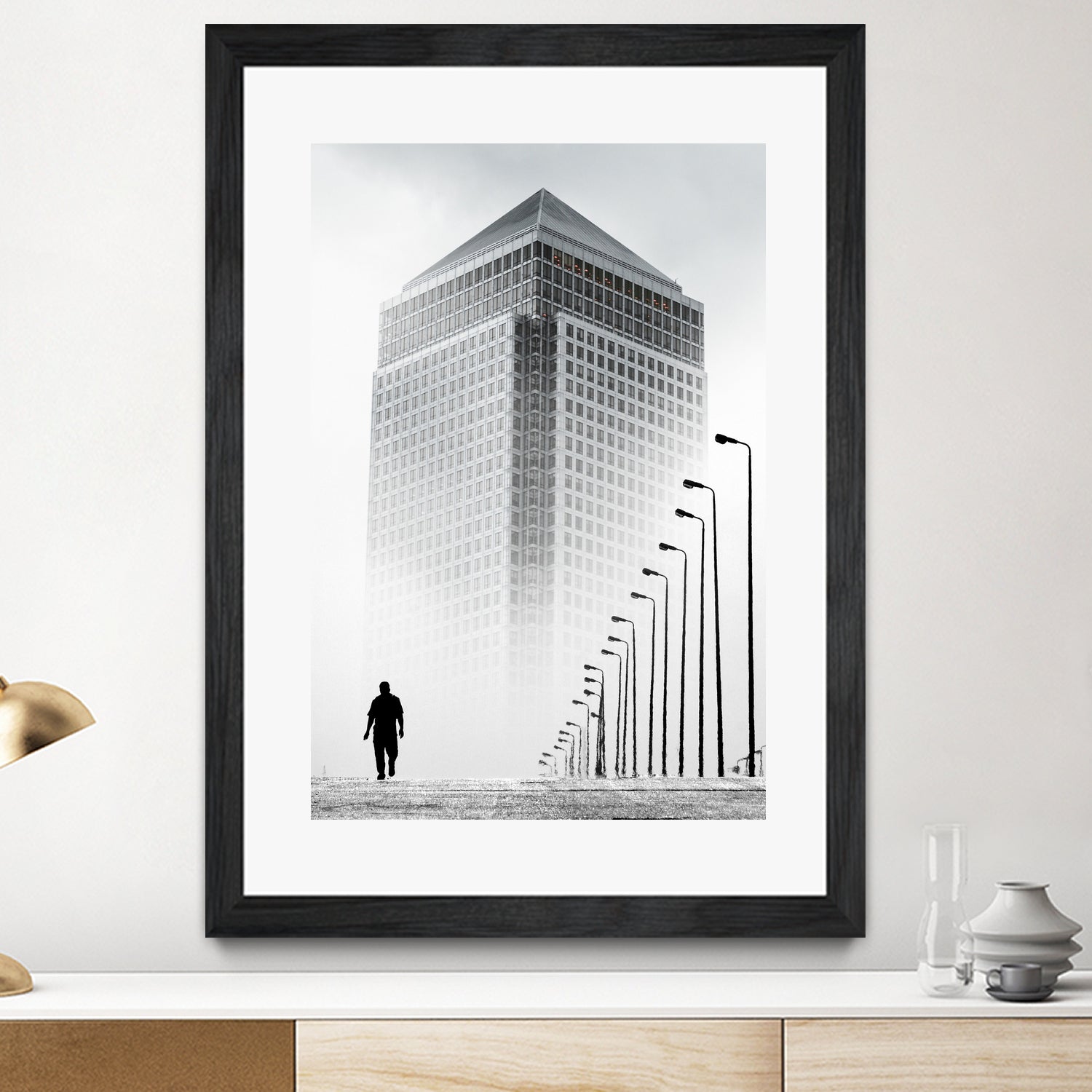 Alone In The City by GEN Z by Rigaud Mickaël on GIANT ART - gray photo illustration