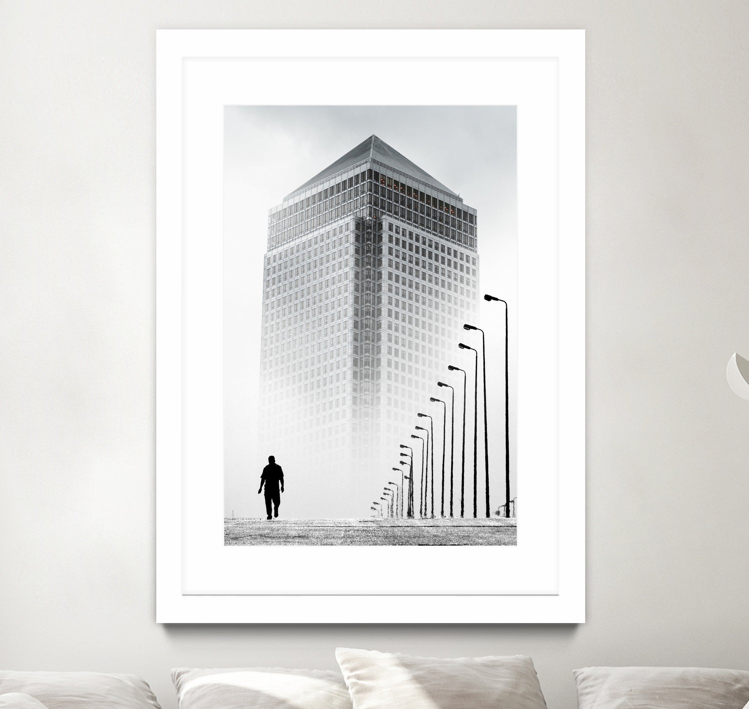 Alone In The City by GEN Z by Rigaud Mickaël on GIANT ART - gray photo illustration