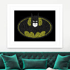 Batman Logo by Caroline BESSIERES on GIANT ART - black digital drawing