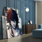 DEATHNOTE L and light by MCAshe 24 on GIANT ART - gray digital painting