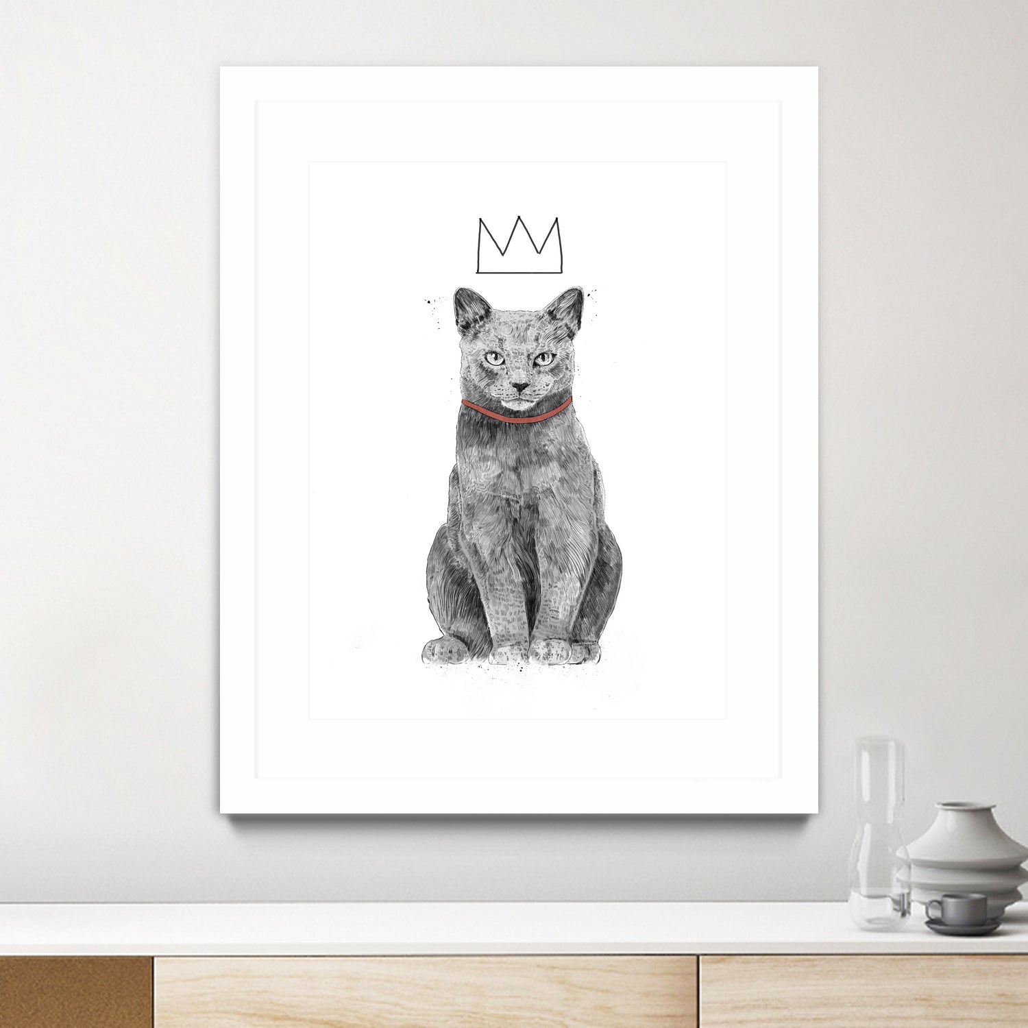 King Of Everything by Solti Balázs on GIANT ART - white digital drawing