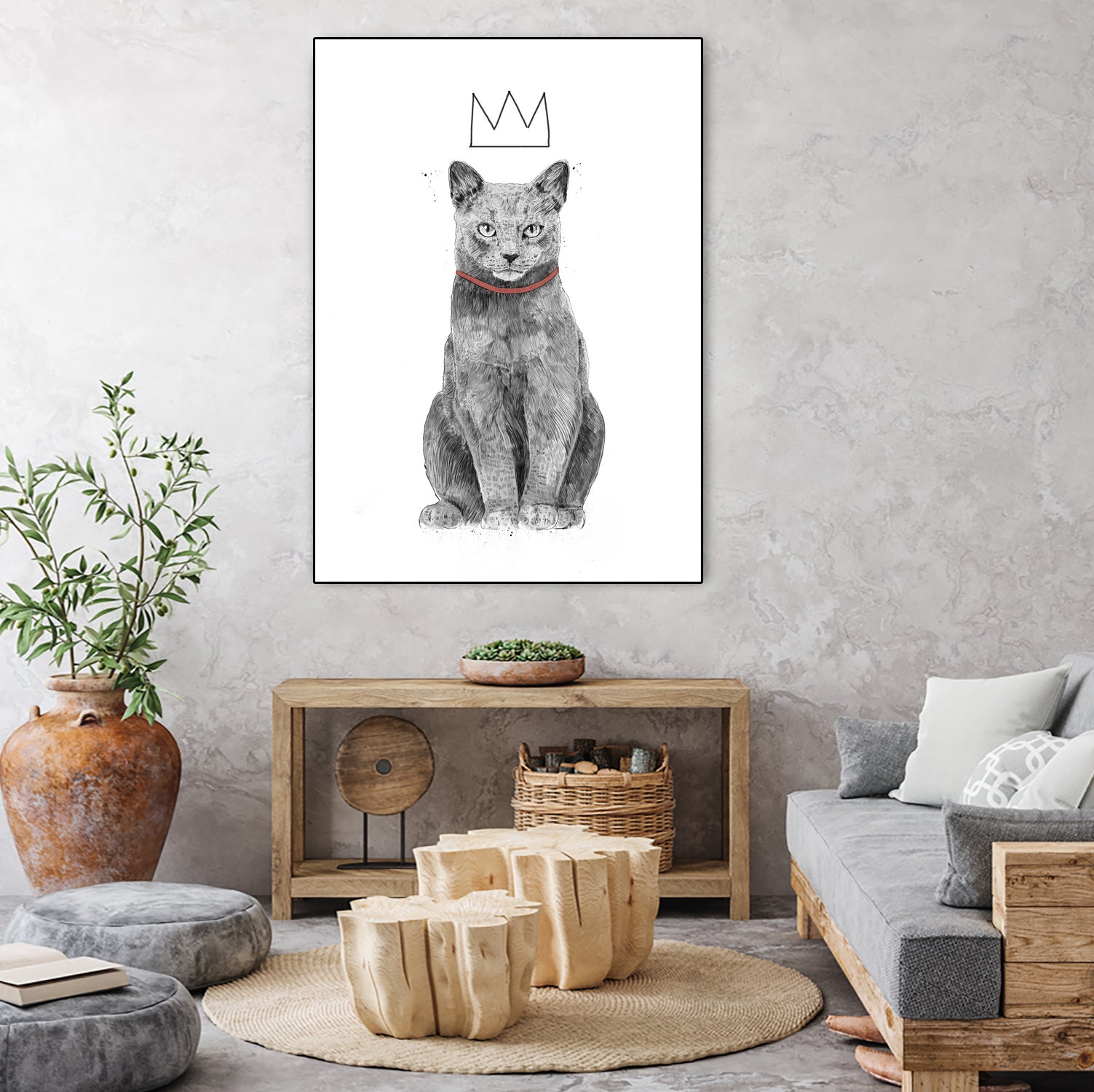 King Of Everything by Solti Balázs on GIANT ART - white digital drawing