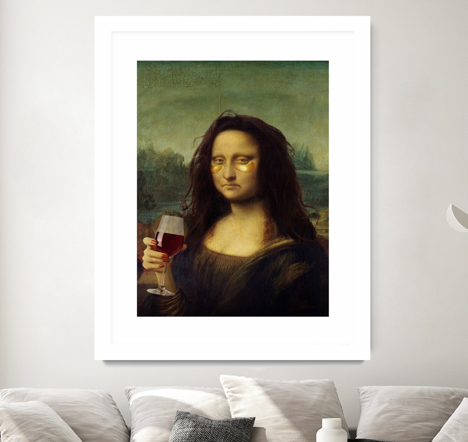 Monday Lisa by Artem Pozdnyakov on GIANT ART - brown photo illustration