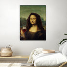 Monday Lisa by Artem Pozdnyakov on GIANT ART - brown photo illustration