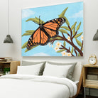 Monarch Butterfly by Living Word Designs Art Studio on GIANT ART - blue digital drawing