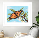 Monarch Butterfly by Living Word Designs Art Studio on GIANT ART - blue digital drawing