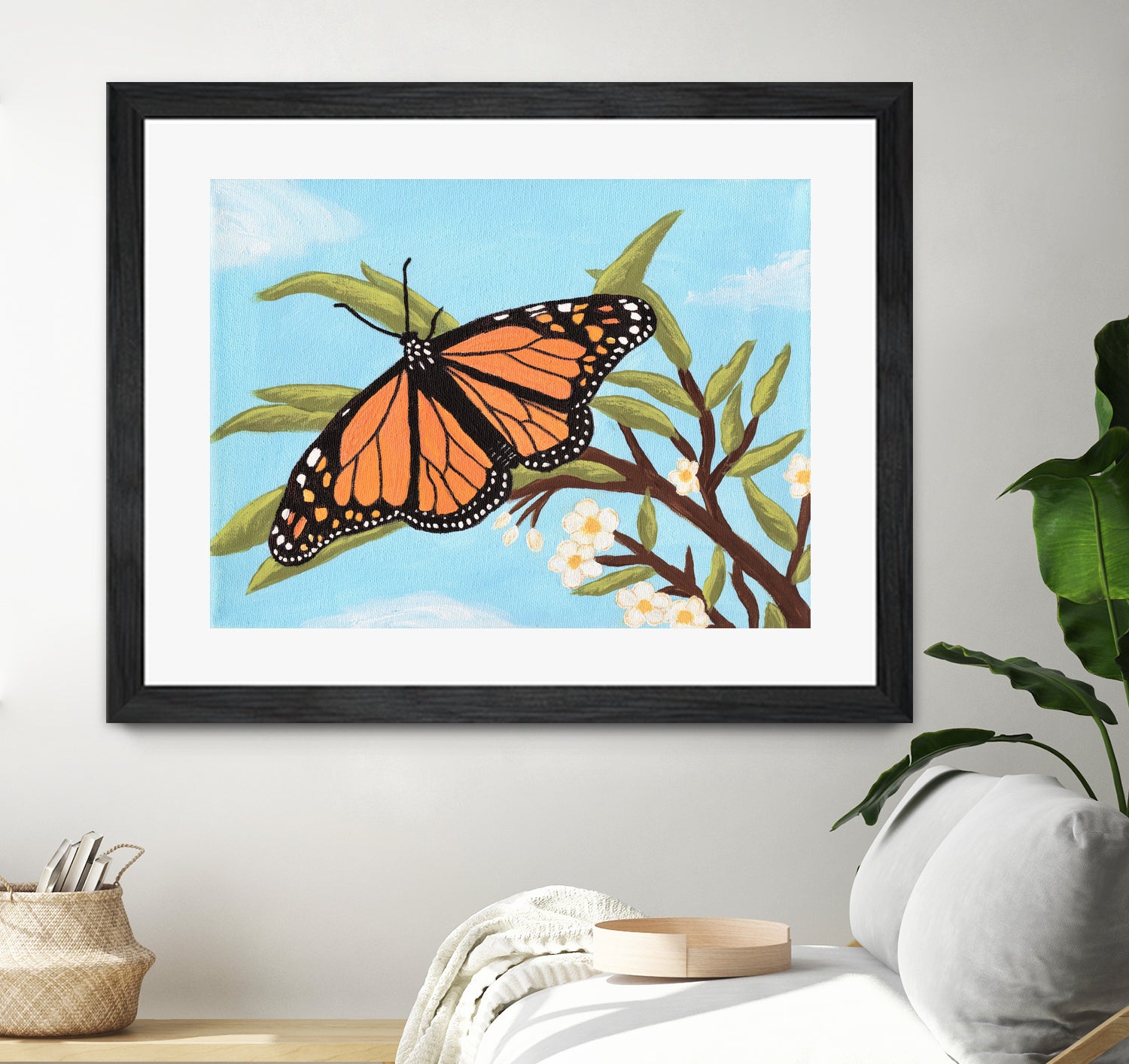 Monarch Butterfly by Living Word Designs Art Studio on GIANT ART - blue digital drawing