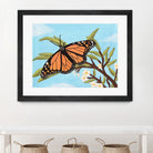 Monarch Butterfly by Living Word Designs Art Studio on GIANT ART - blue digital drawing