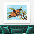 Monarch Butterfly by Living Word Designs Art Studio on GIANT ART - blue digital drawing