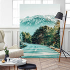 Road To Heaven by Uma Gokhale on GIANT ART - blue photo illustration