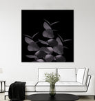 Eucalyptus Leaves Black Black #1 #foliage #decor #art by Anita & Bella Jantz on GIANT ART - black photo illustration