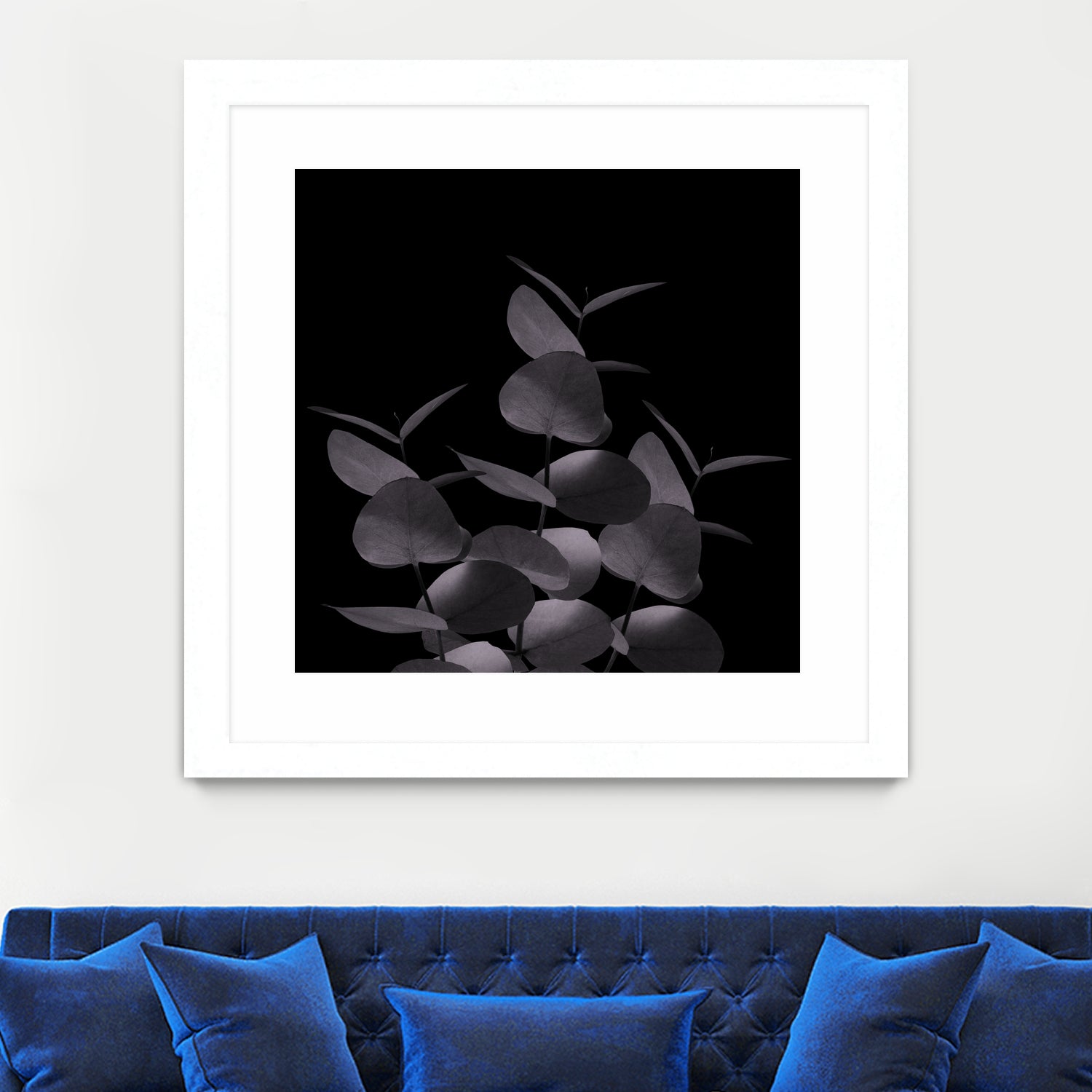 Eucalyptus Leaves Black Black #1 #foliage #decor #art by Anita & Bella Jantz on GIANT ART - black photo illustration