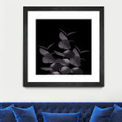 Eucalyptus Leaves Black Black #1 #foliage #decor #art by Anita & Bella Jantz on GIANT ART - black photo illustration