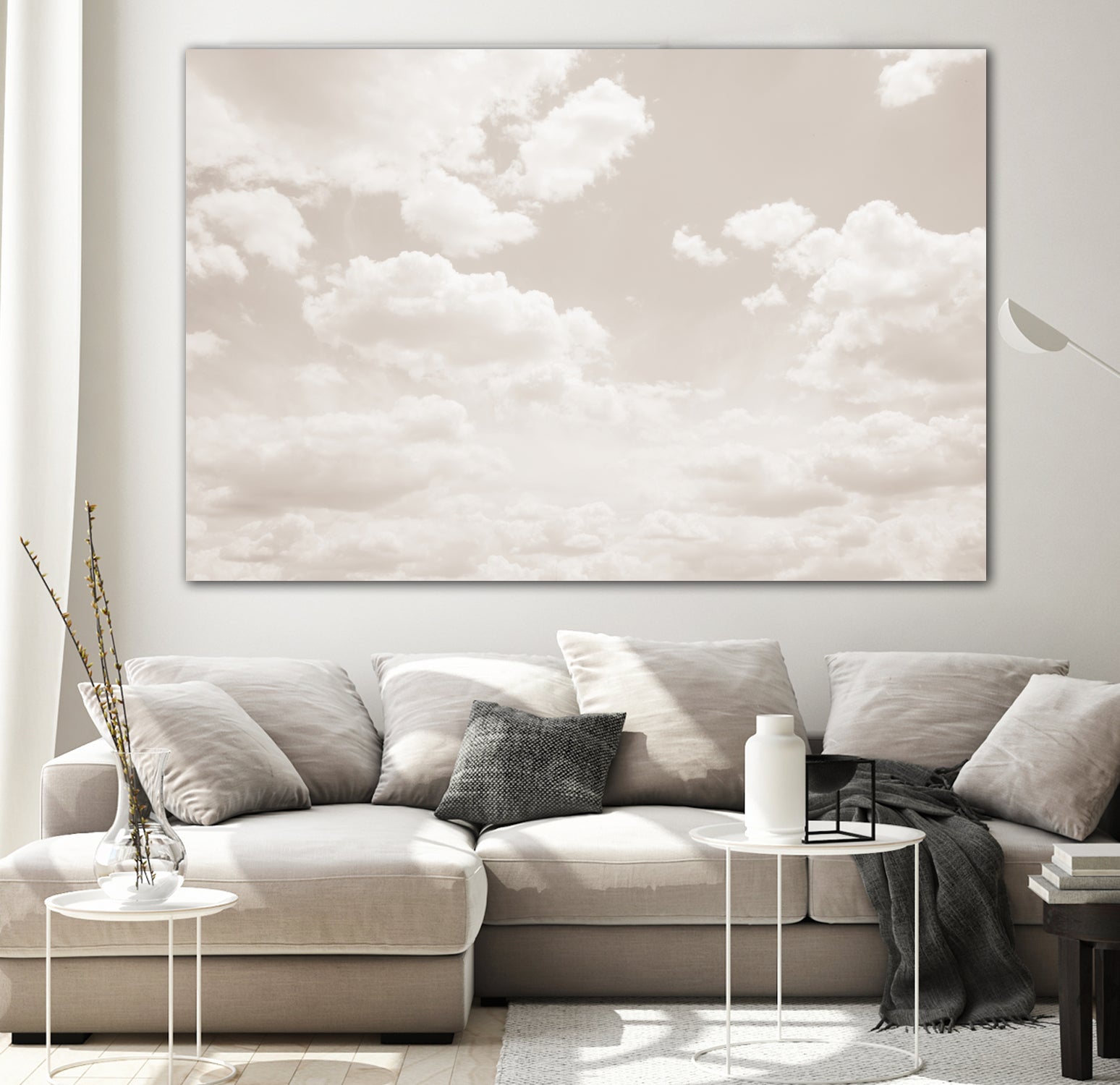 Dreamy Clouds 3 by Anitas Bellas Art on GIANT ART - coastal