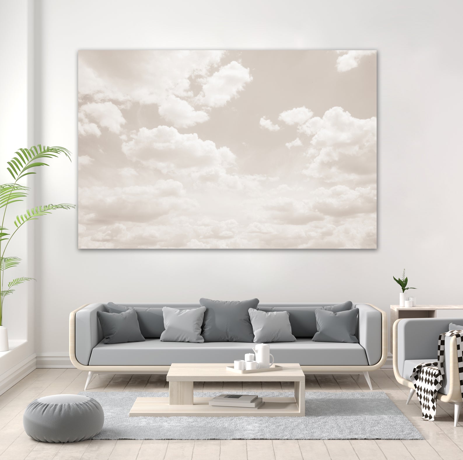 Dreamy Clouds 3 by Anitas Bellas Art on GIANT ART - coastal