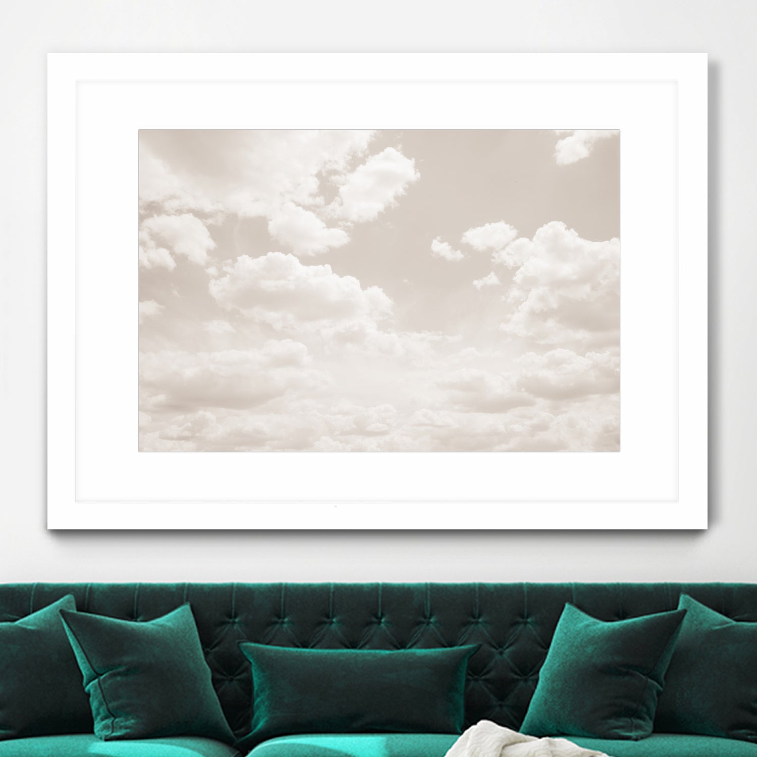 Dreamy Clouds 3 by Anitas Bellas Art on GIANT ART - coastal