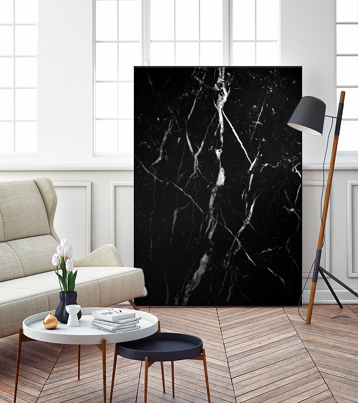 Black Marble Glam #1 #decor #art by Anita & Bella Jantz on GIANT ART - black photo illustration