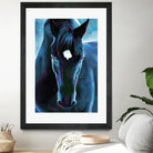 Stallion by Rafael Salazar on GIANT ART - blue digital painting