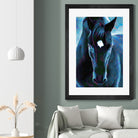 Stallion by Rafael Salazar on GIANT ART - blue digital painting