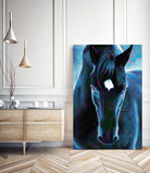 Stallion by Rafael Salazar on GIANT ART - blue digital painting