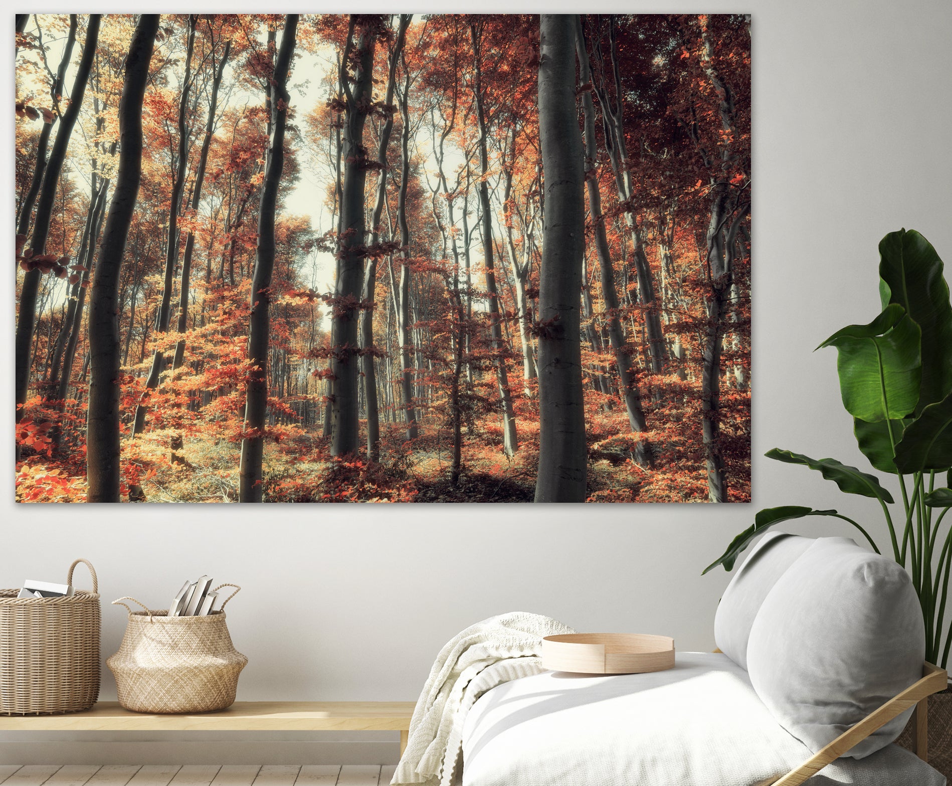 Fall in the woods by Pascal Deckarm on GIANT ART - orange photo manipulation