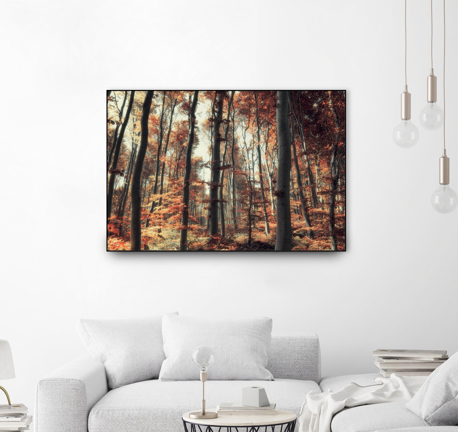 Fall in the woods by Pascal Deckarm on GIANT ART - orange photo manipulation