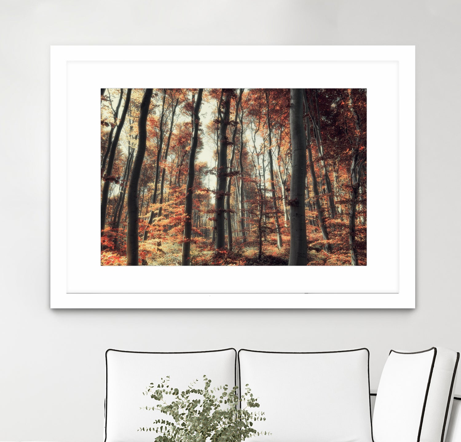 Fall in the woods by Pascal Deckarm on GIANT ART - orange photo manipulation