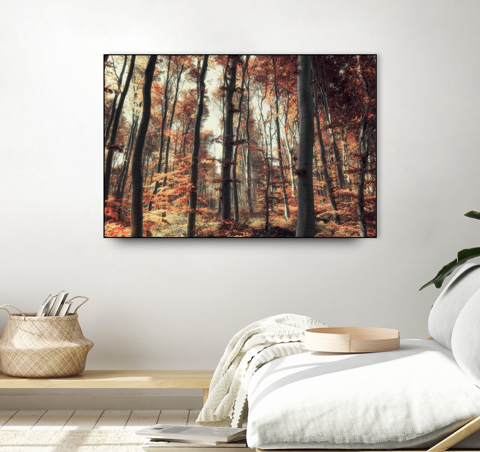 Fall in the woods by Pascal Deckarm on GIANT ART - orange photo manipulation