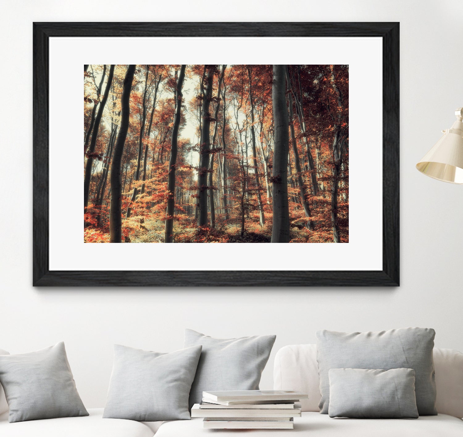 Fall in the woods by Pascal Deckarm on GIANT ART - orange photo manipulation