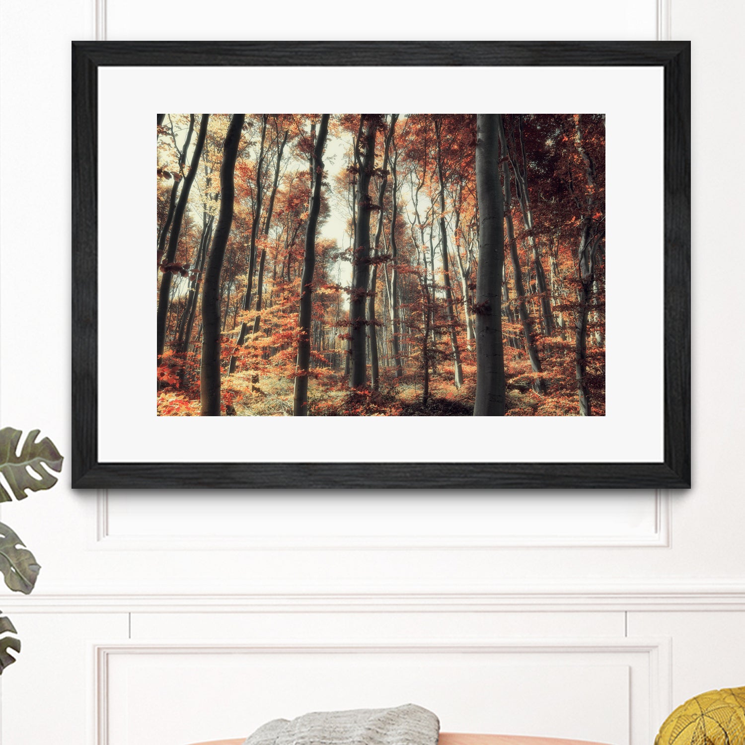 Fall in the woods by Pascal Deckarm on GIANT ART - orange photo manipulation