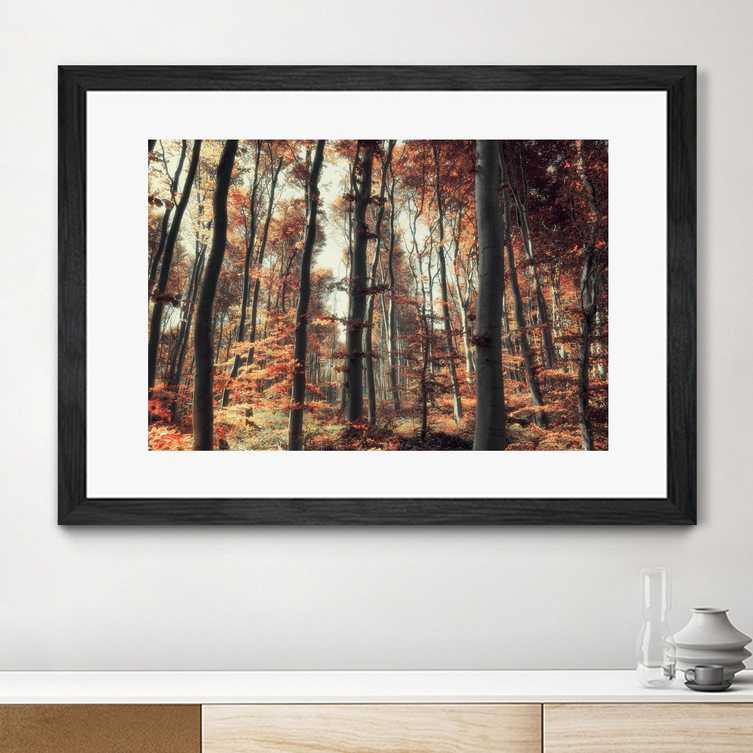 Fall in the woods by Pascal Deckarm on GIANT ART - orange photo manipulation