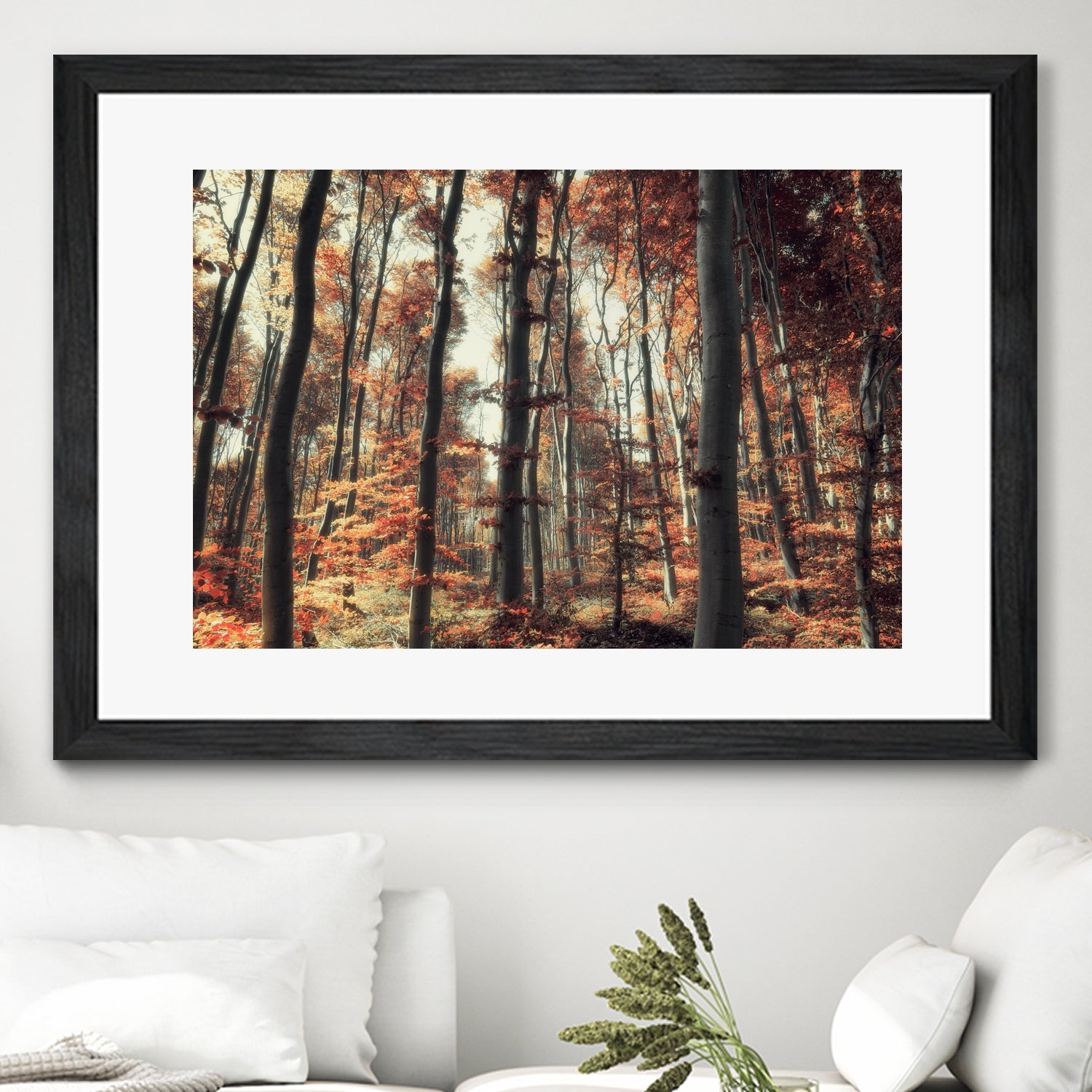 Fall in the woods by Pascal Deckarm on GIANT ART - orange photo manipulation