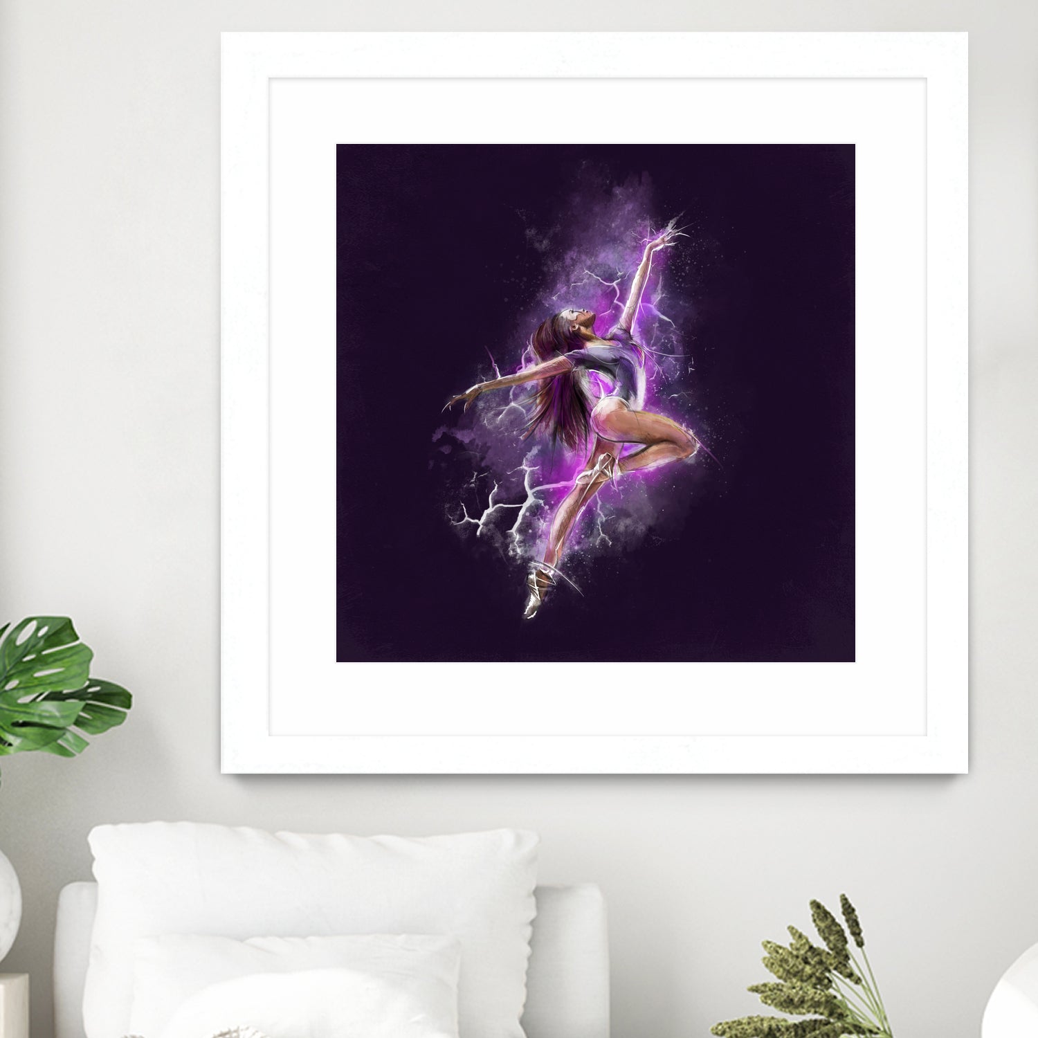 Dancer by Claudio Tosi on GIANT ART - fuchsia digital painting