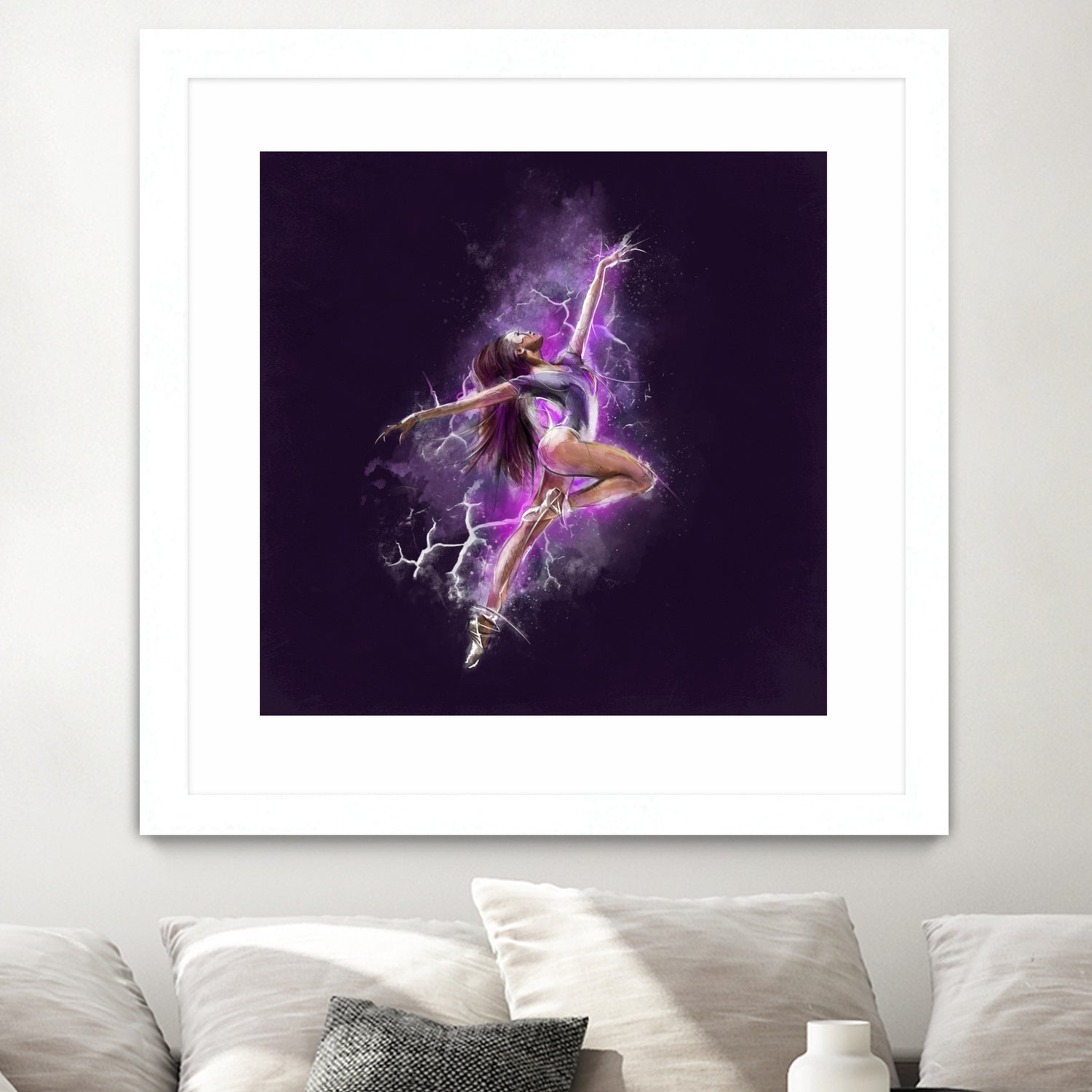 Dancer by Claudio Tosi on GIANT ART - fuchsia digital painting