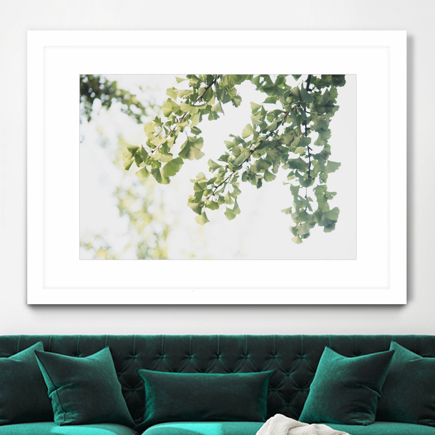 Ginkgo Leaves Dream 1 by Anitas Bellas Art on GIANT ART - coastal