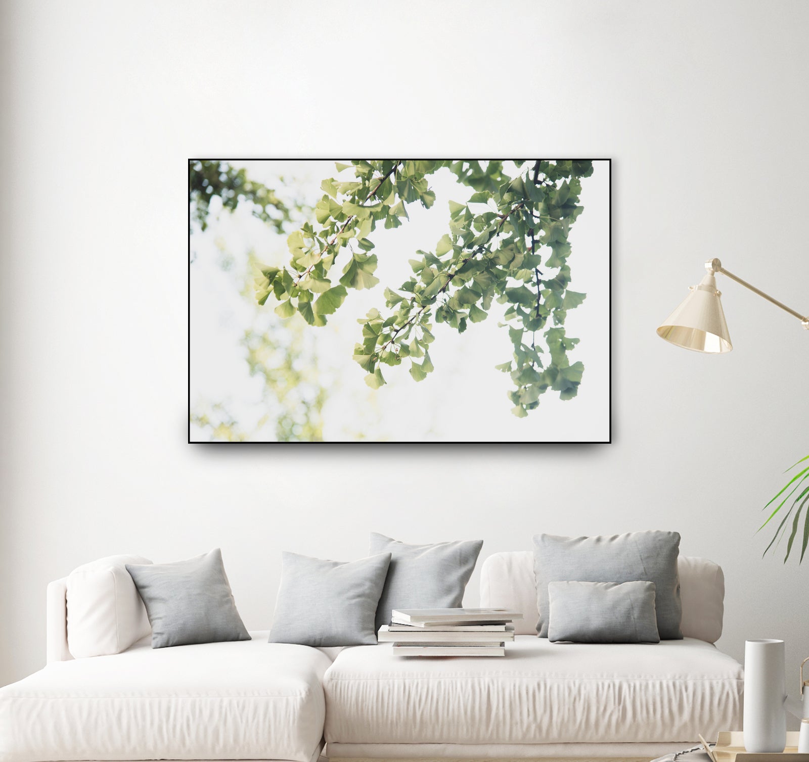 Ginkgo Leaves Dream 1 by Anitas Bellas Art on GIANT ART - coastal